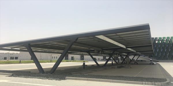 Construction of Solar Car Park for DEWA R&D Center